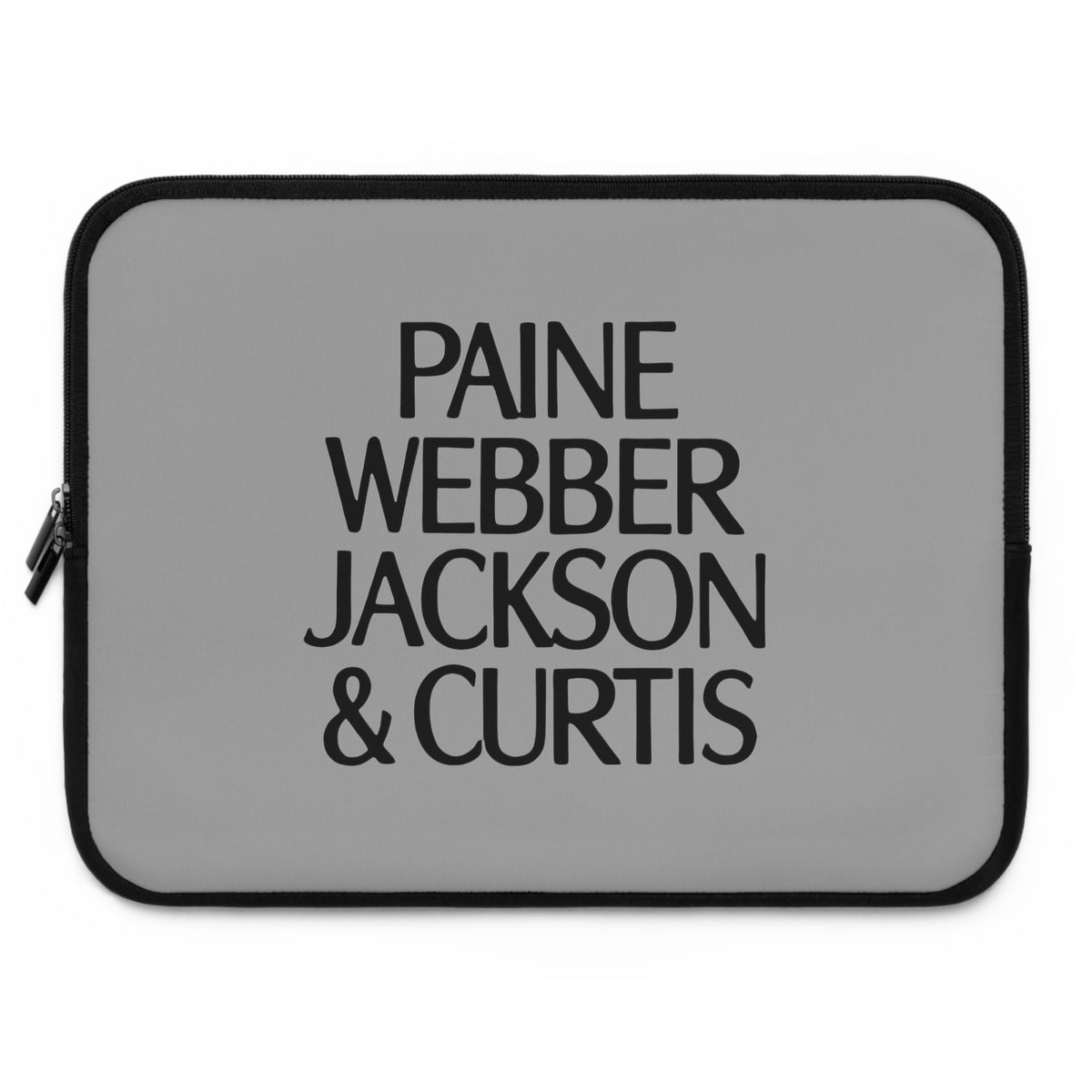 Paine Webber Jackson & Curtis Laptop Sleeve