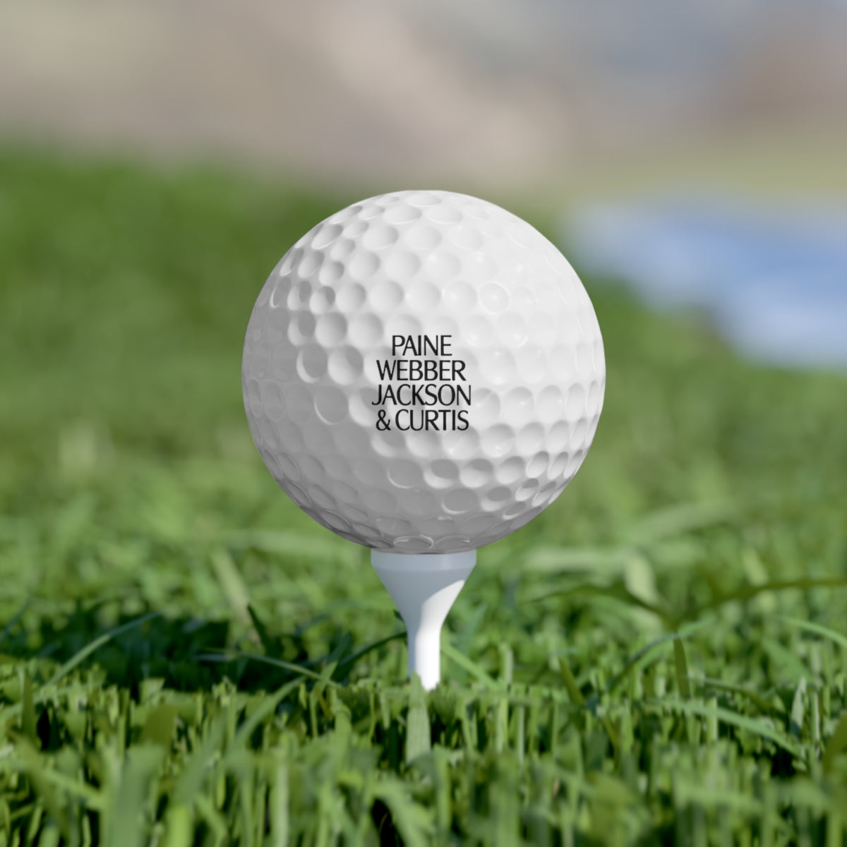 Paine Webber Jackson & Curtis Golf Balls