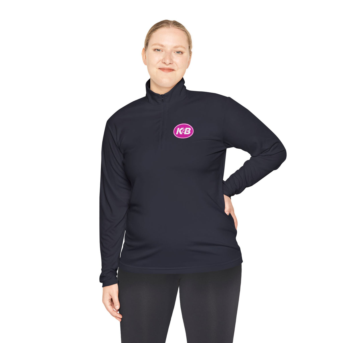 K&B (Katz & Besthoff) Unisex Quarter Zip Pullover