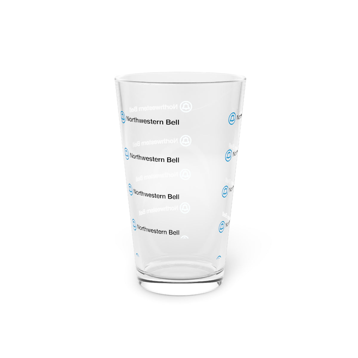 Northwestern Bell 16oz Pint Glass
