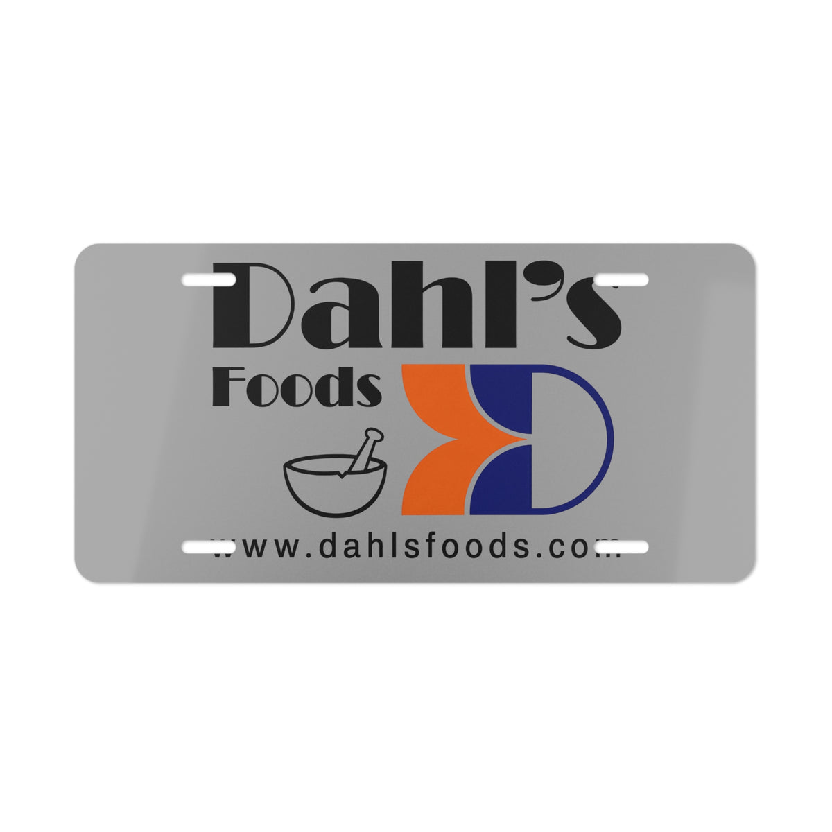 Dahl's Foods Vanity License Plate