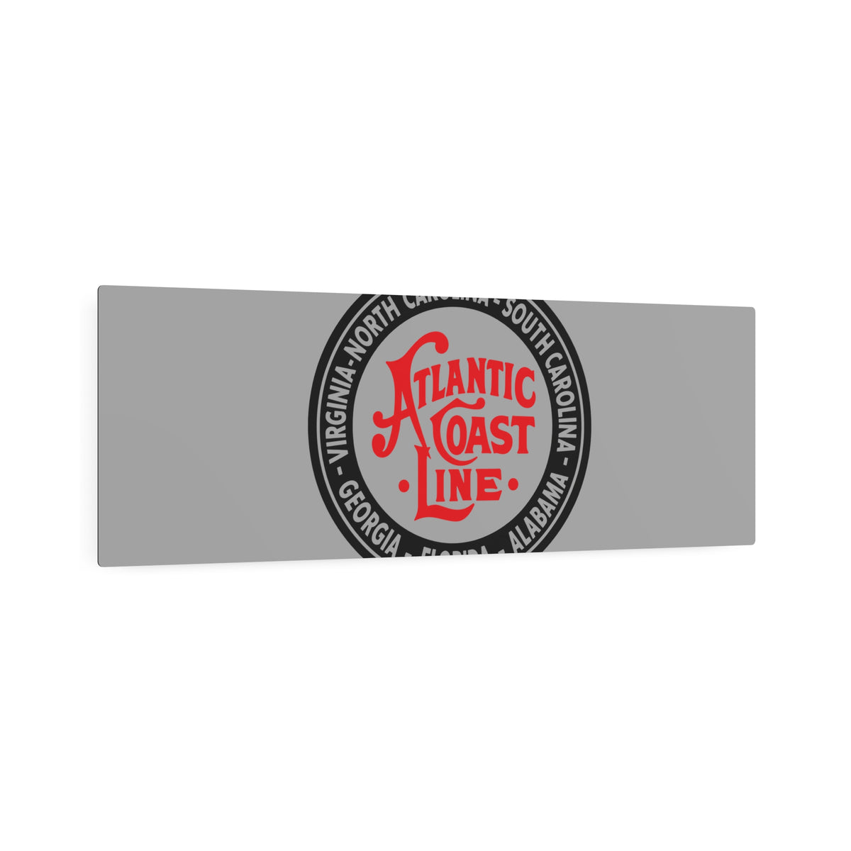 Atlantic Coast Line Railroad Metal Sign