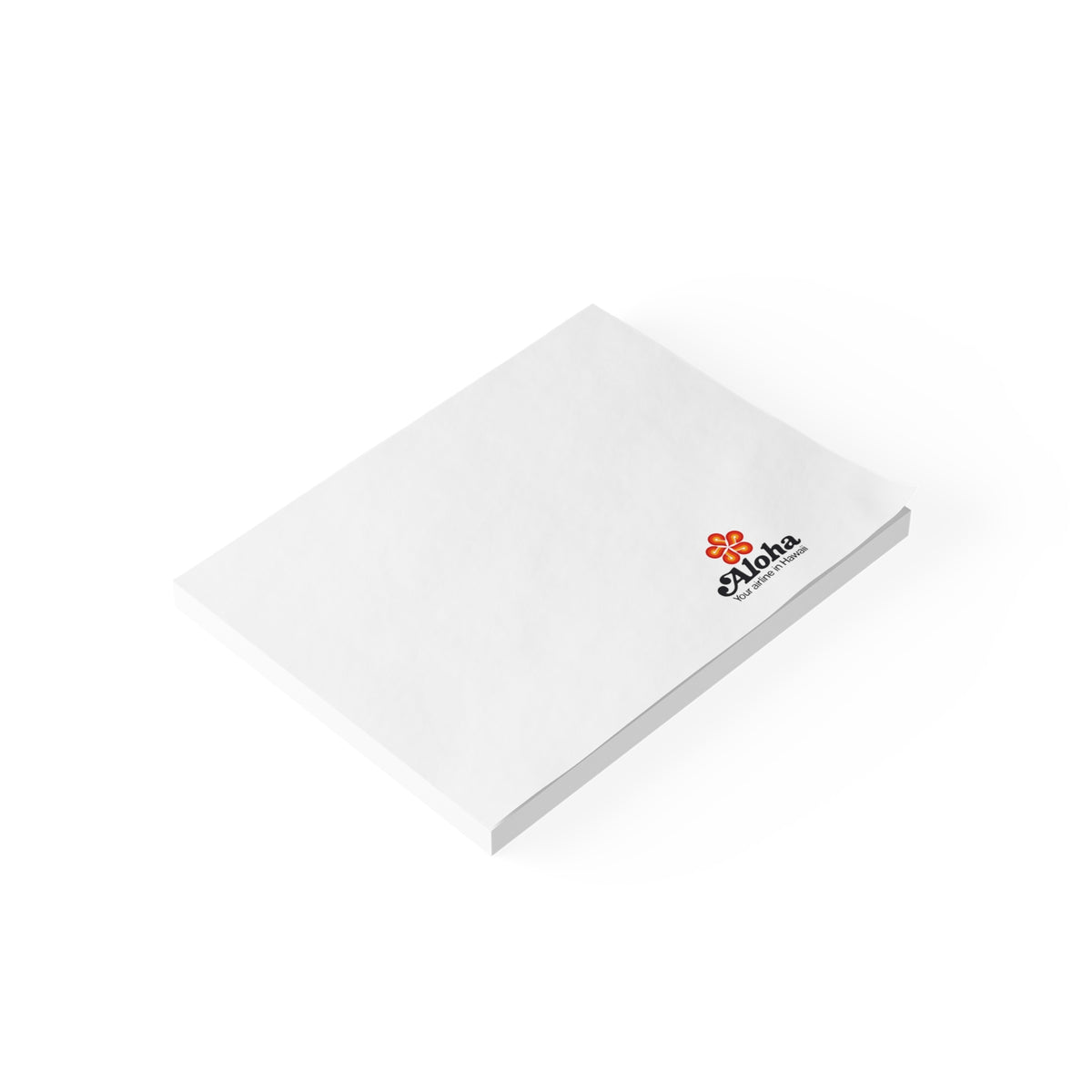 Aloha Airlines Sticky Post-it Note Pad