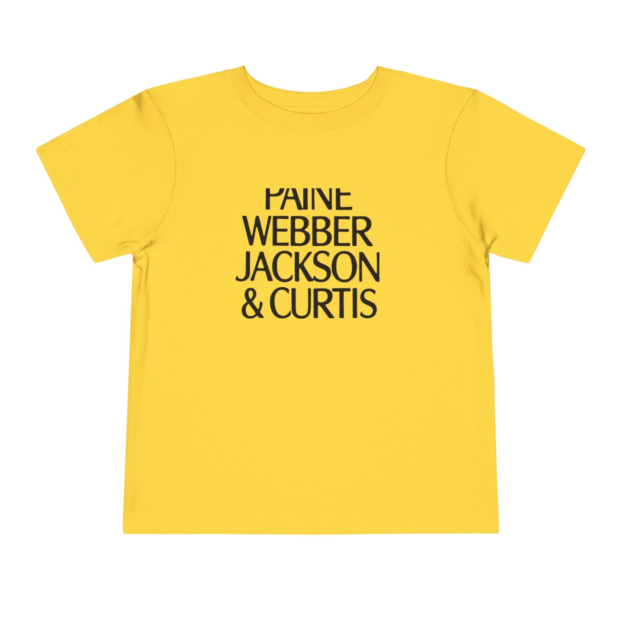 Paine Webber Jackson & Curtis Toddler Tee / T-Shirt