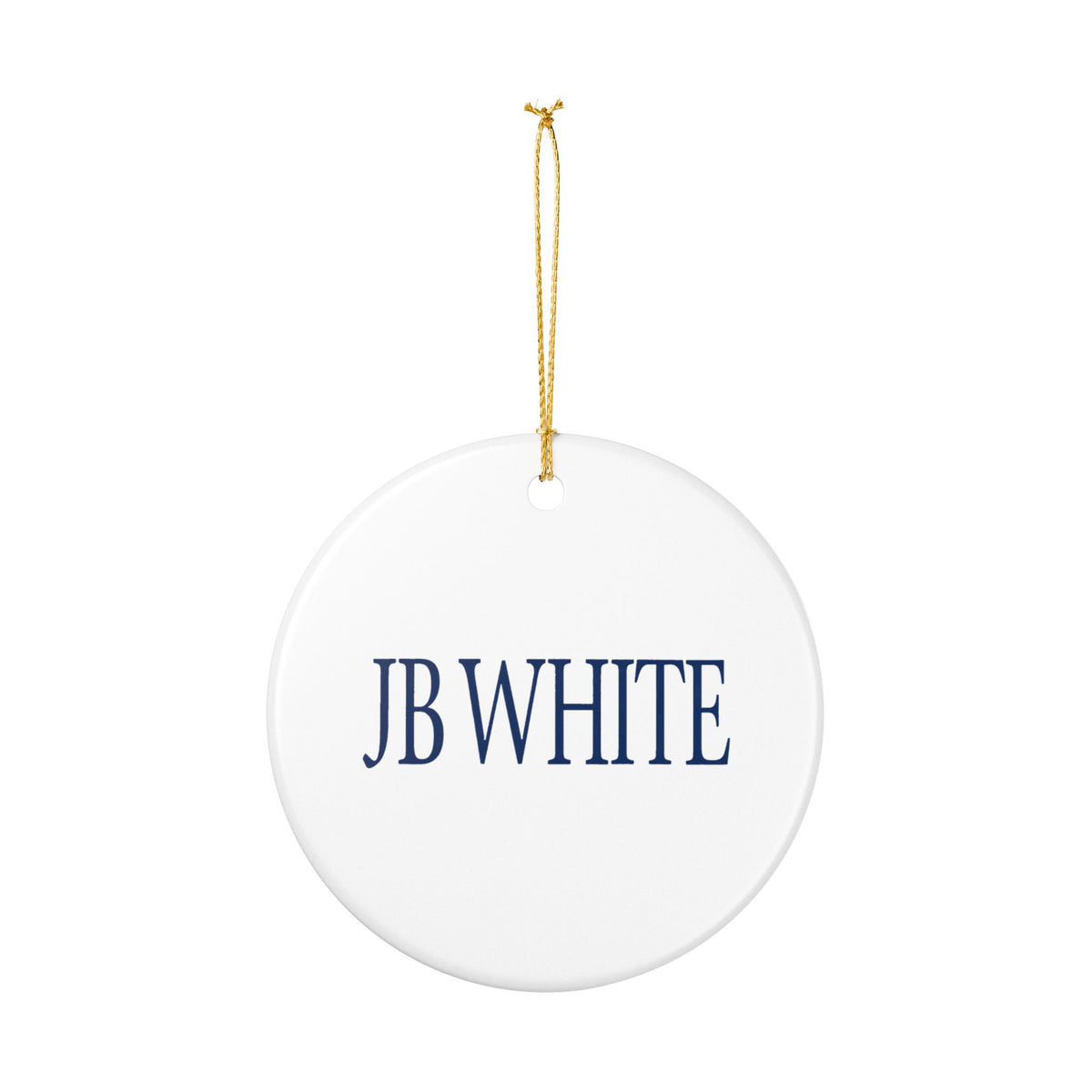 J. B. White Ceramic Ornament