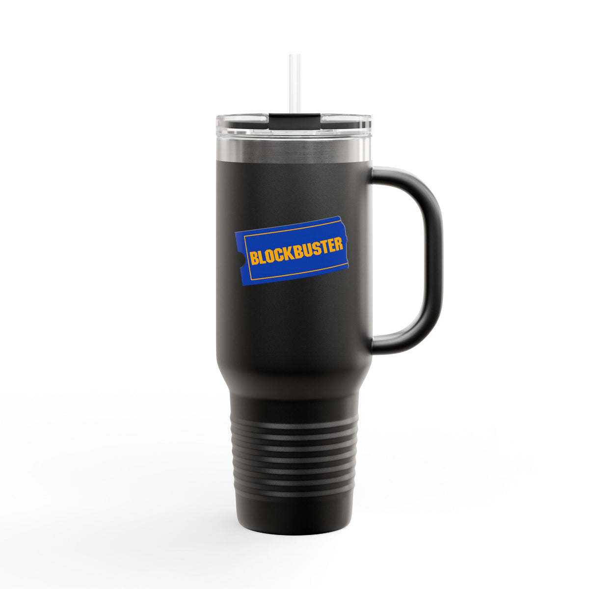 Blockbuster Video 40oz Insulated Travel Mug Stainless Tumbler