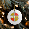 Kaiser Jeep Ceramic Ornament