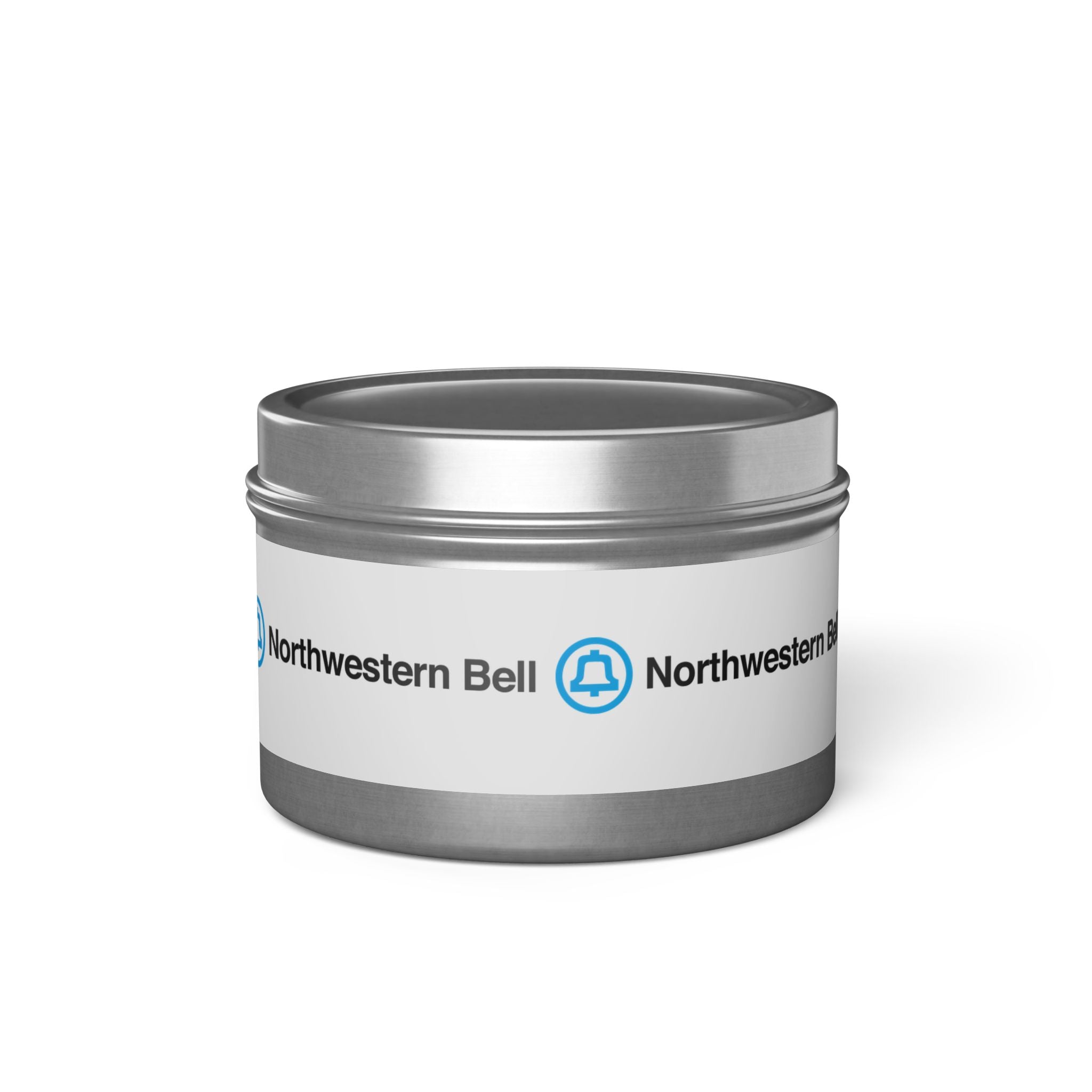 Northwestern Bell Tin Candle