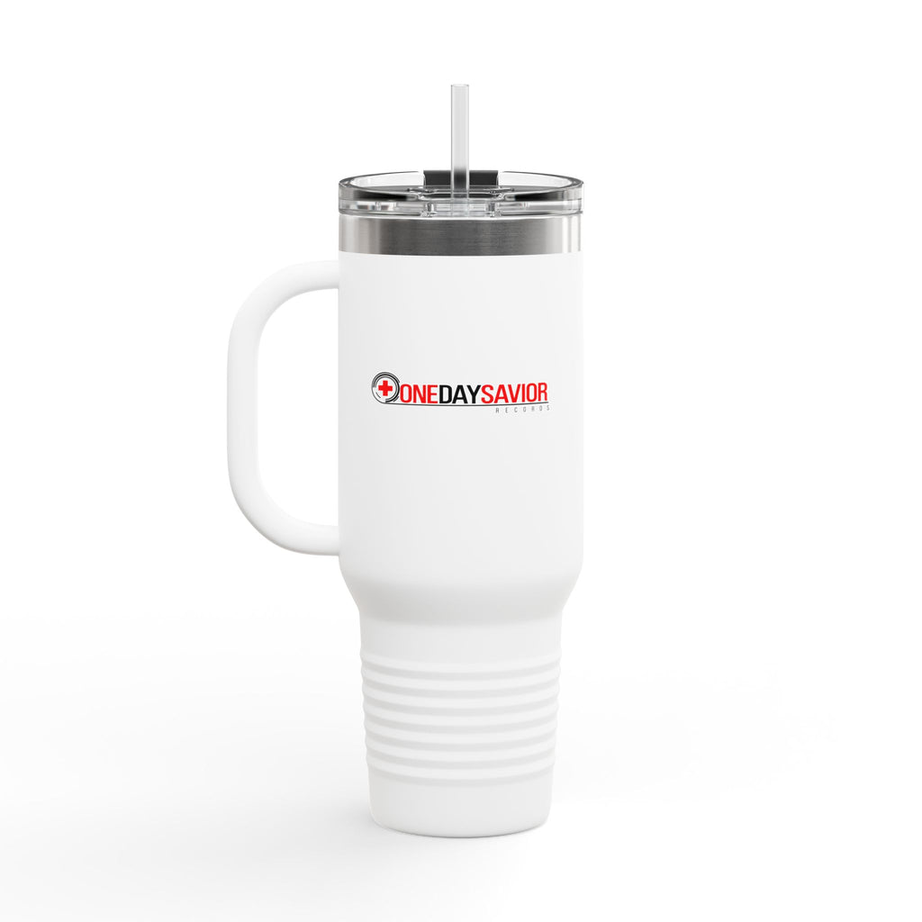 One Day Savior Recordings 40oz Insulated Travel Mug Stainless Tumbler