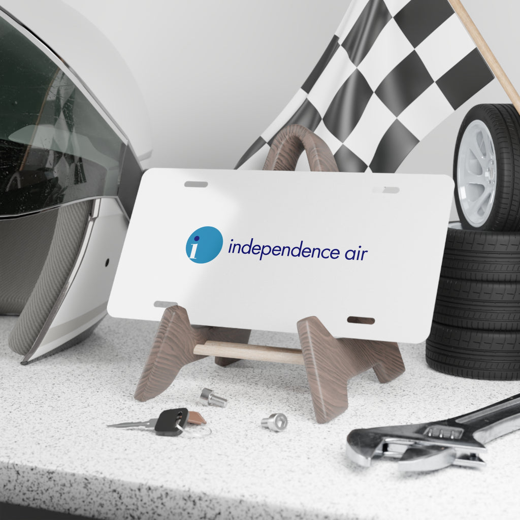 Independence Air Vanity License Plate