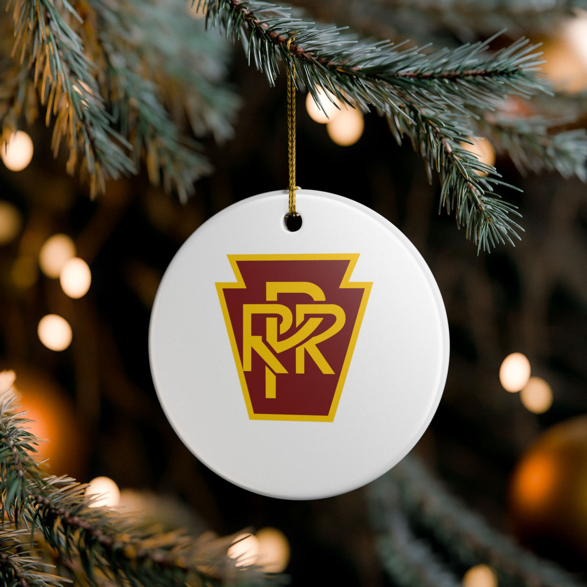 Pennsylvania Railroad Ceramic Ornament