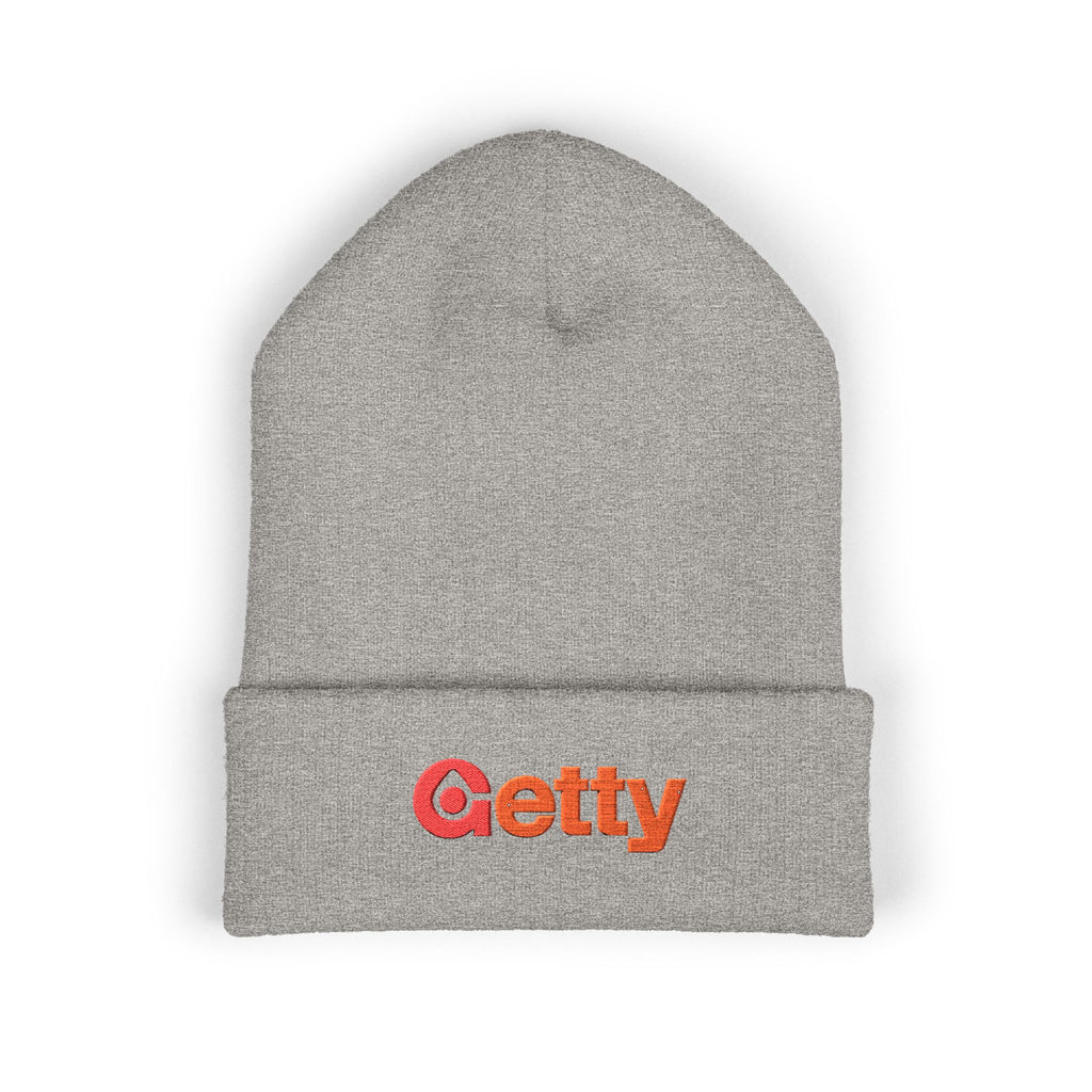 Getty Oil Cuffed Beanie