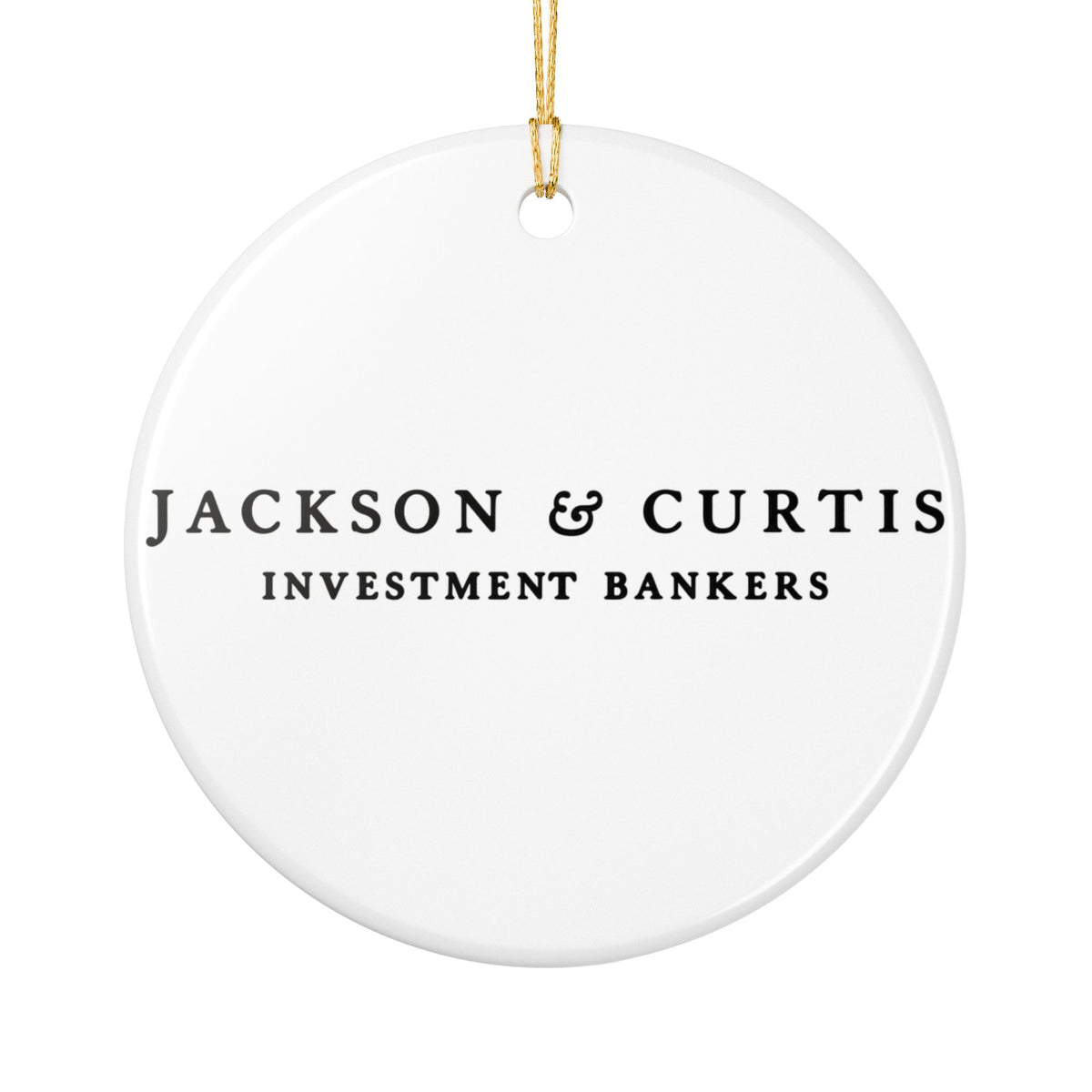 Jackson & Curtis Ceramic Ornament