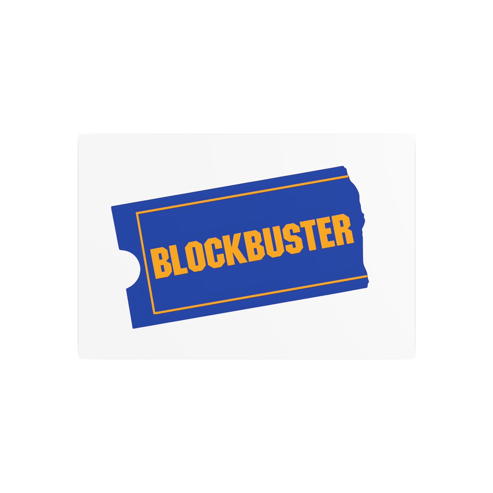 Blockbuster Video Metal Sign