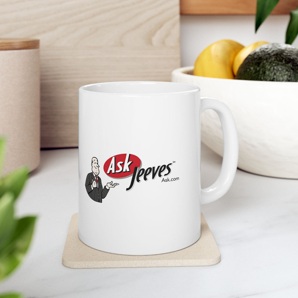 Ask Jeeves Ceramic Coffee Mug