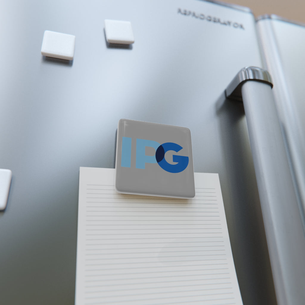 The Interpublic Group of Companies Square Porcelain Fridge Magnet
