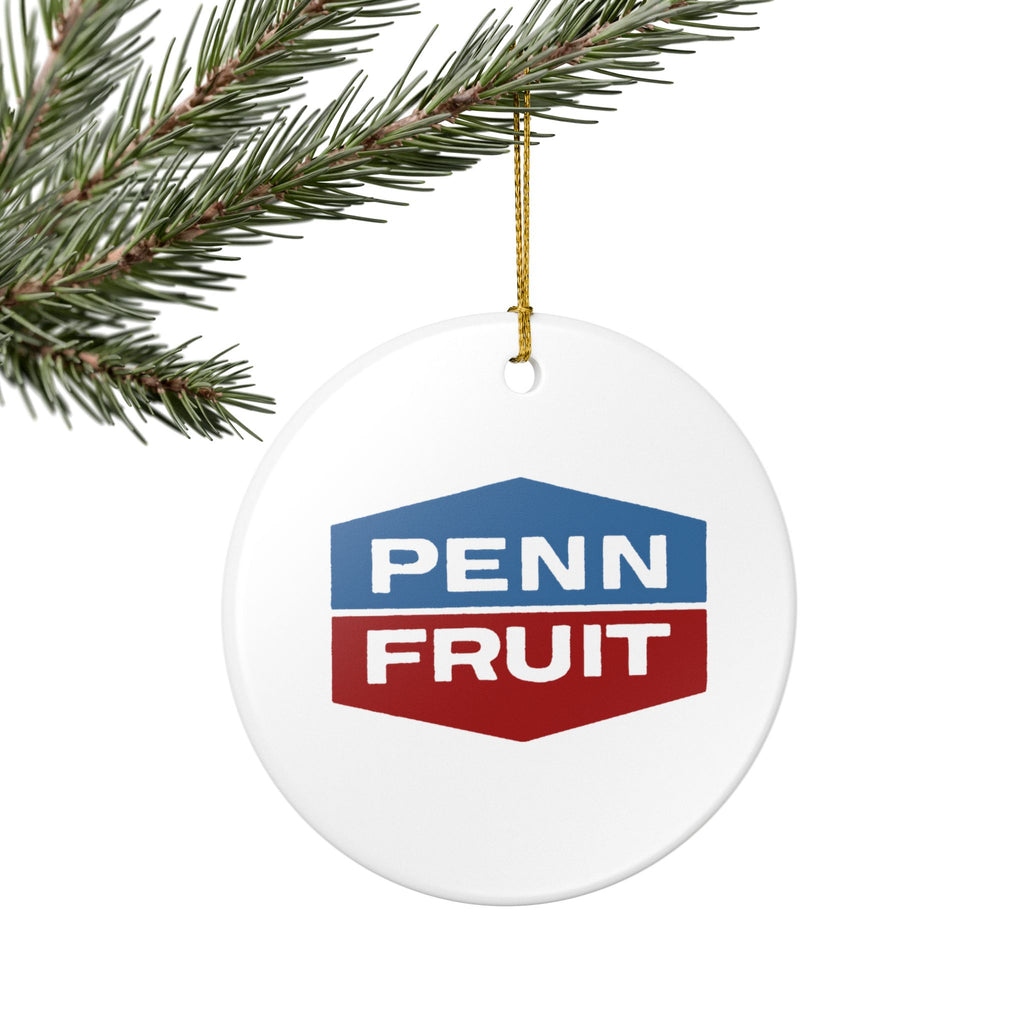 Penn Fruit Ceramic Ornament