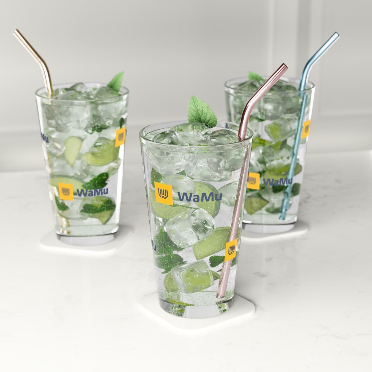 Washington Mutual (WaMu) 16oz Pint Glass