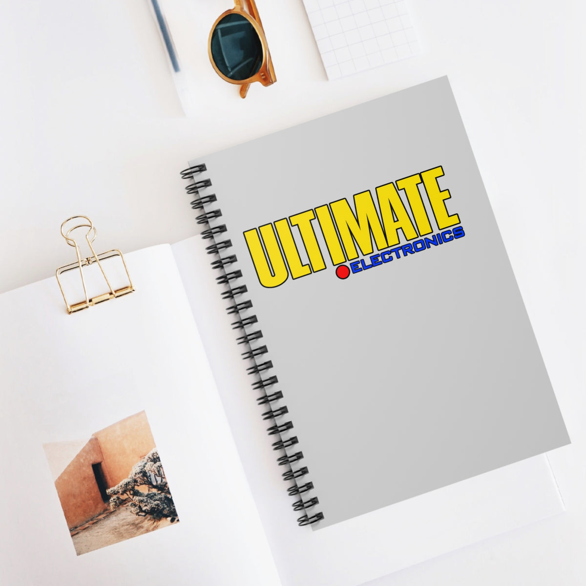 Ultimate Electronics Spiral Notebook