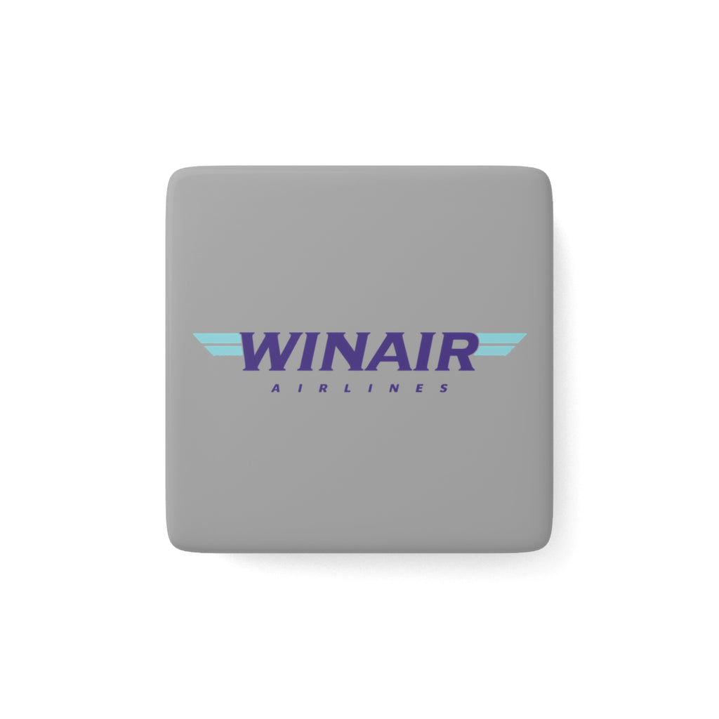 WinAir Airlines Square Porcelain Fridge Magnet