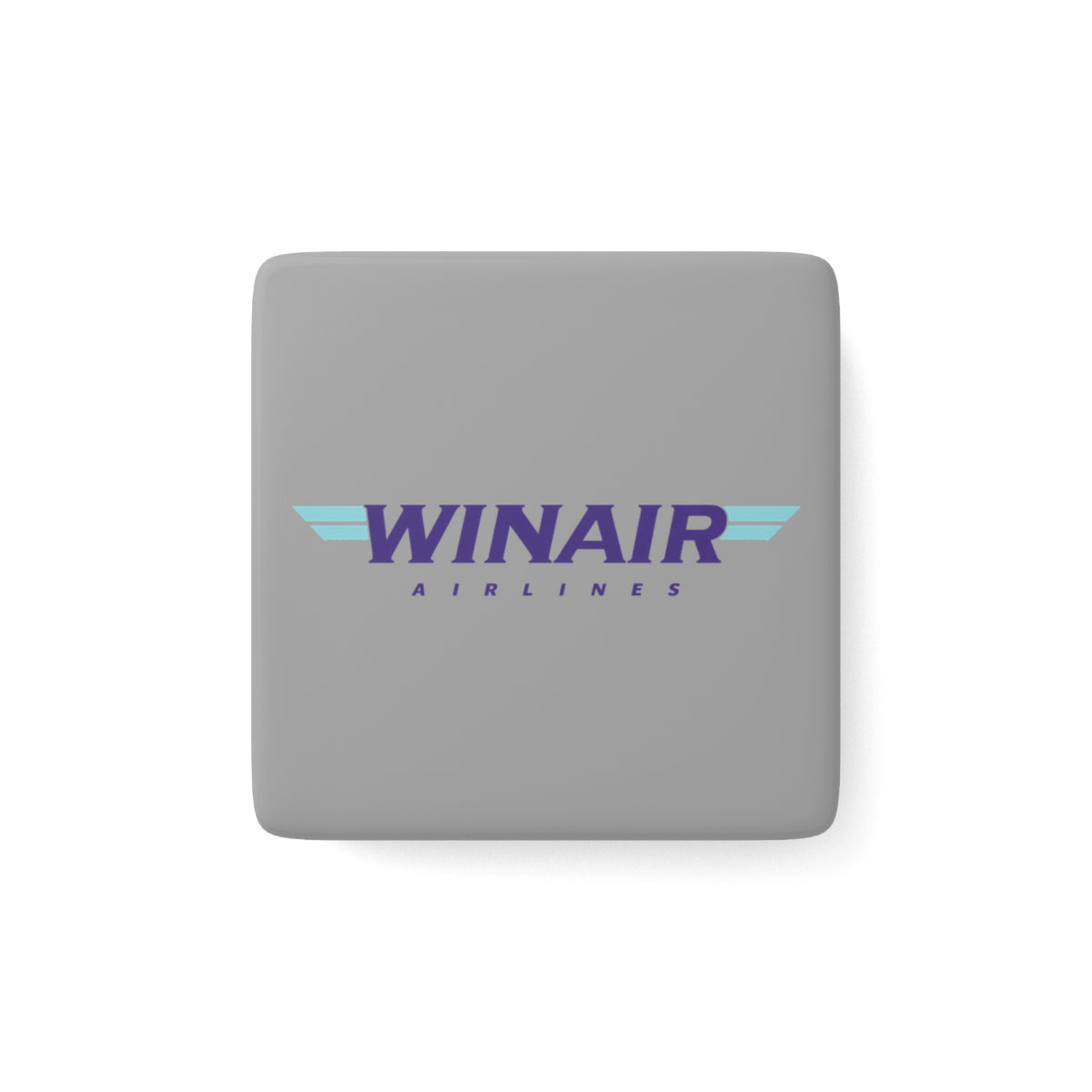 WinAir Airlines Square Porcelain Fridge Magnet