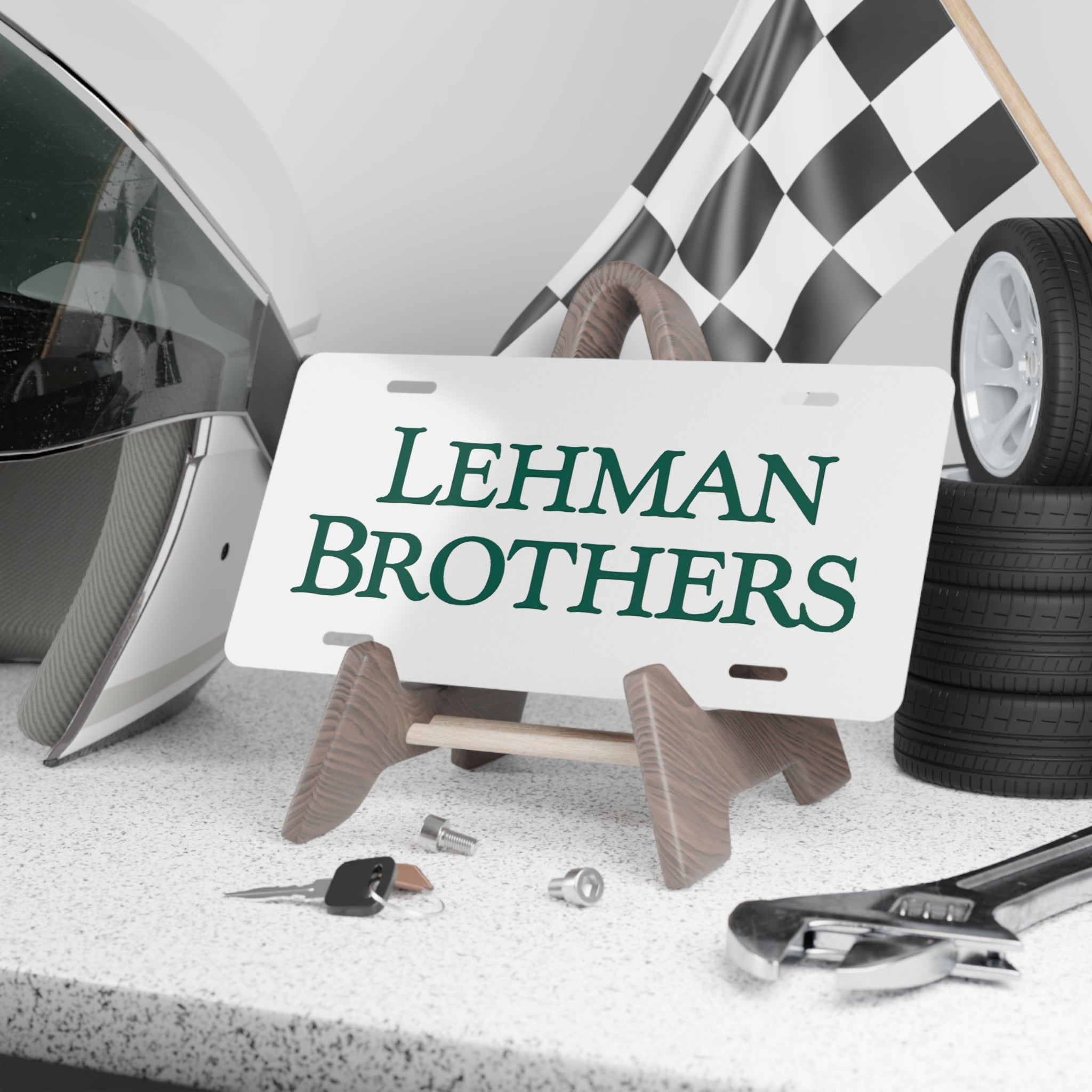 Lehman Brothers Vanity License Plate