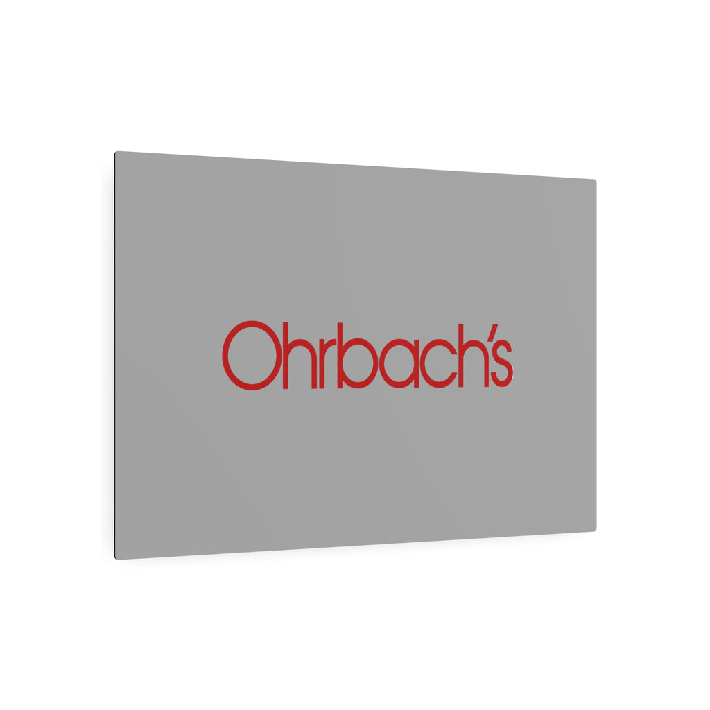 Ohrbach's Metal Sign