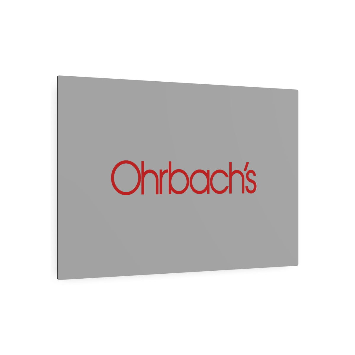 Ohrbach's Metal Sign