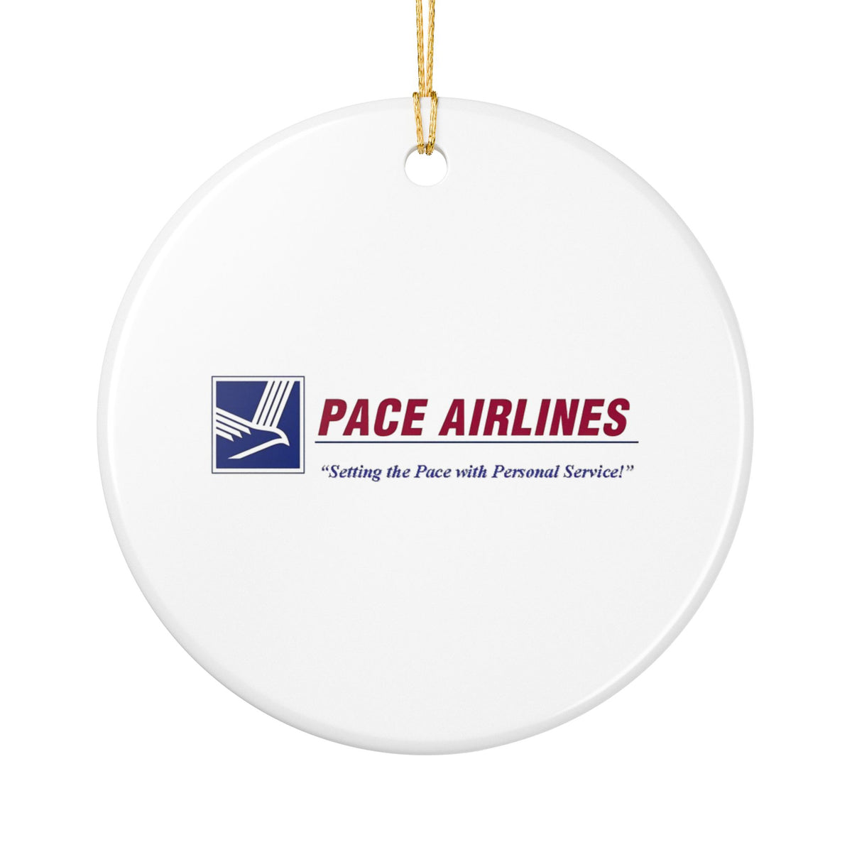 Pace Airlines Ceramic Ornament