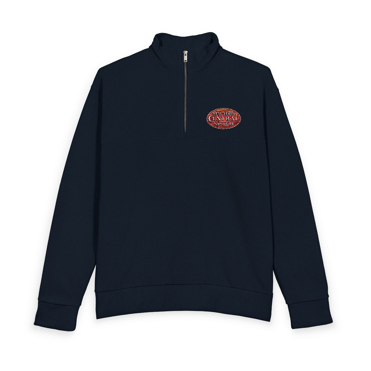 New York Central Railroad Heavy Knit Quarter-Zip Sweatshirt