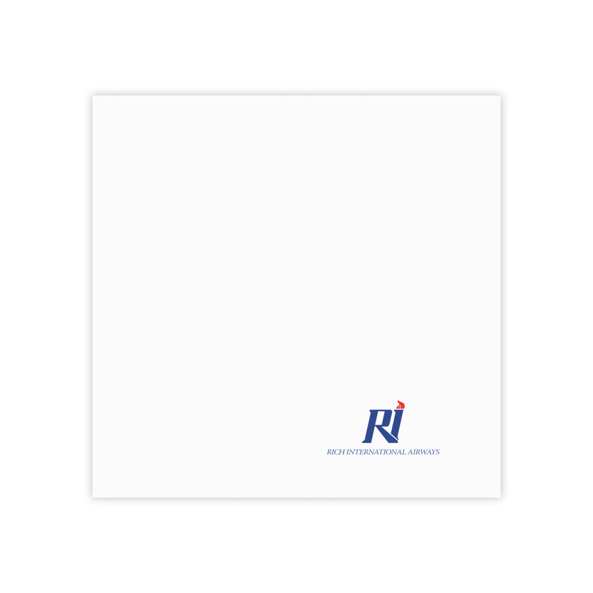 Rich International Airways Sticky Post-it Note Pad