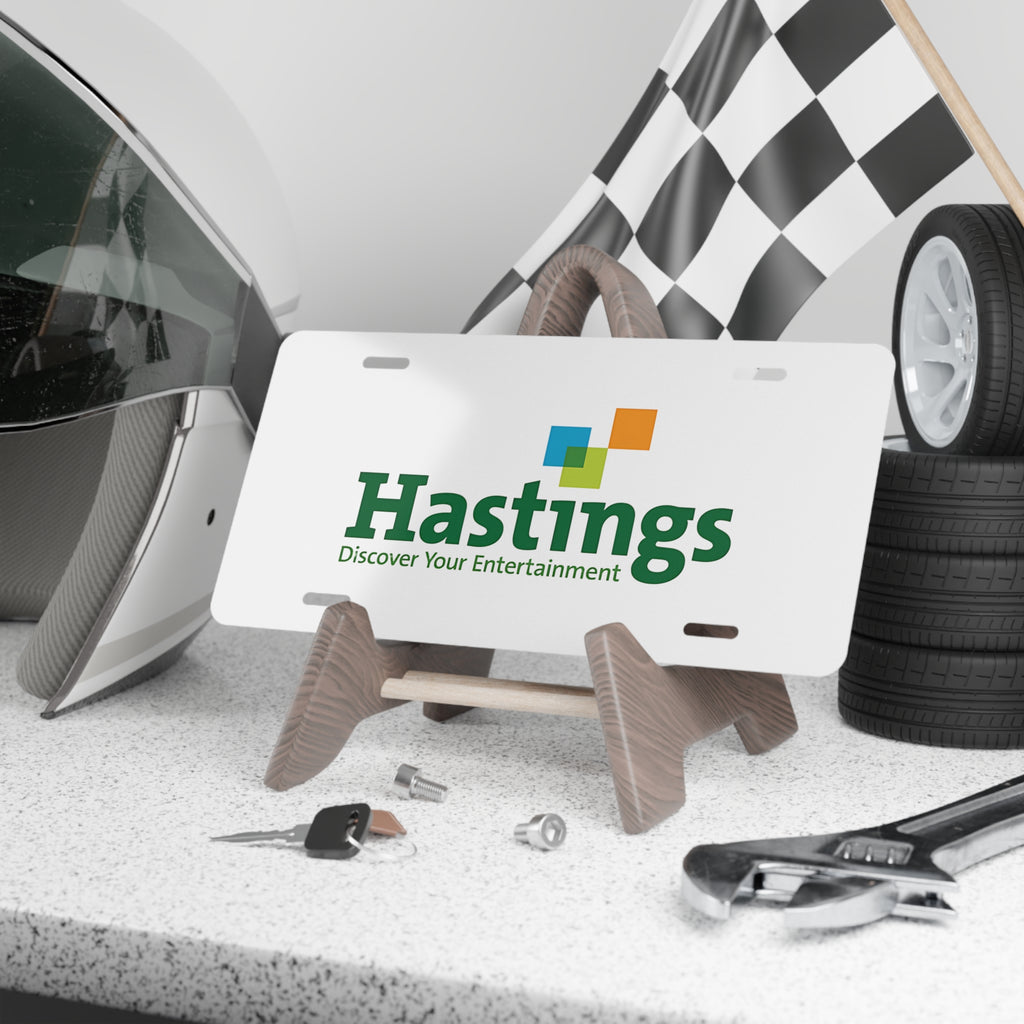 Hastings Entertainment Vanity License Plate